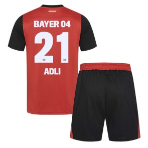 Bayer Leverkusen Amine Adli #21 Domaci Dres za Dječji 2024-25 Kratak Rukavima (+ kratke hlače)